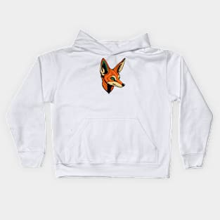 Tatto style fox Kids Hoodie